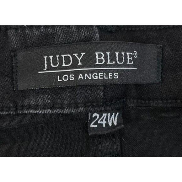 Judy Blue Skinny Fit Jeans Women's Size 24W Black Stretch - Picture 5 of 13